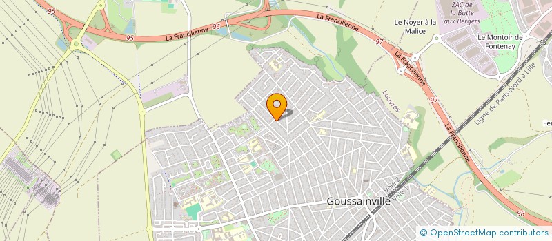 localisation de l'entreprise CML  GOUSSAINVILLE