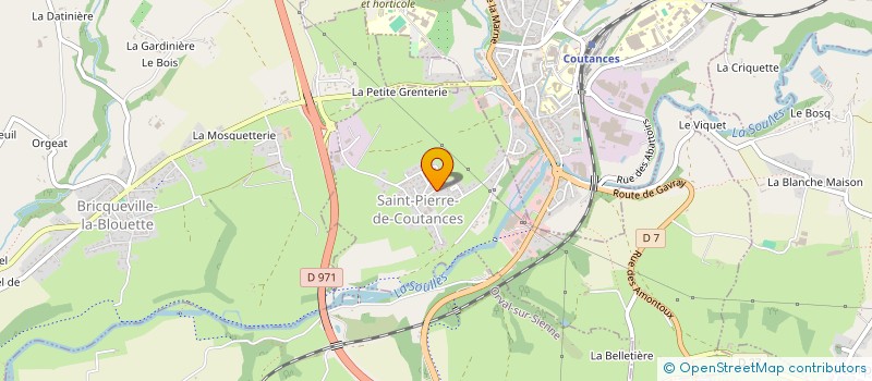 localisation de l'entreprise CML  SAINT-PIERRE-DE-COUTANCES