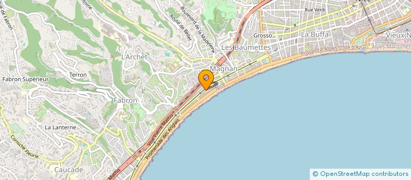 localisation de l'entreprise CML à NICE