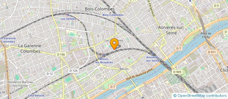localisation de l'entreprise CML à COURBEVOIE