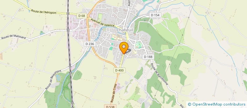 localisation de l'entreprise CML à CHABEUIL
