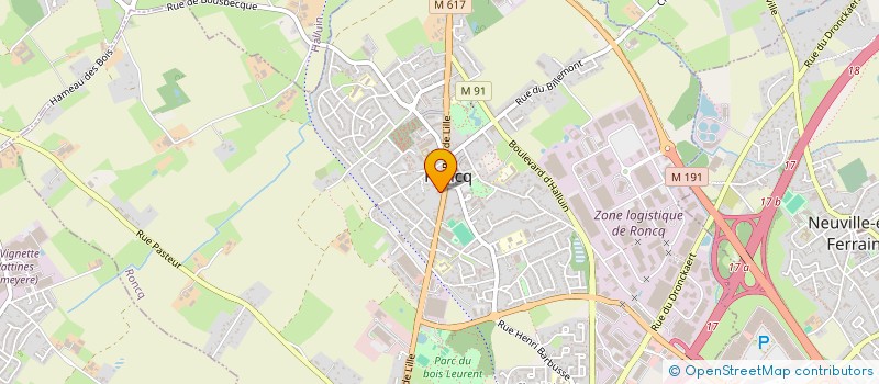 localisation de l'entreprise CML à RONCQ