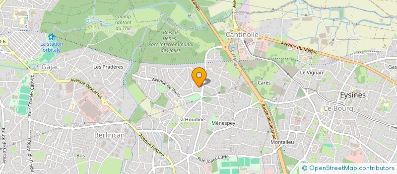 localisation de l'entreprise CML  LE HAILLAN