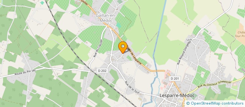 localisation de l'entreprise CML  GAILLAN-EN-MEDOC