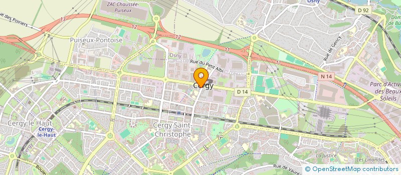 localisation de l'entreprise CML DATA SOLUTIONS  CERGY