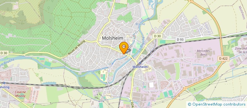 localisation de l'entreprise CML FUTURES  MOLSHEIM