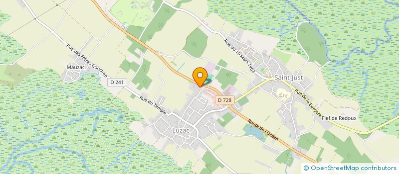 localisation de l'entreprise CML GIGOU-TAISNE  SAINT-JUST-LUZAC