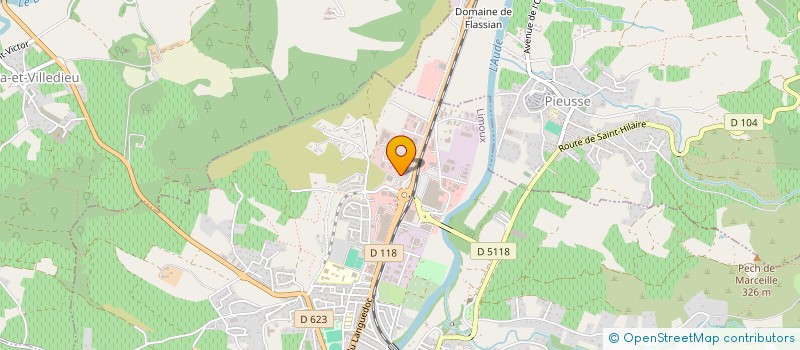 localisation de l'entreprise CML GROUP à LIMOUX