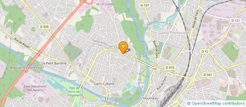 localisation de l'entreprise CML MOTO QUAD à ANGOULEME