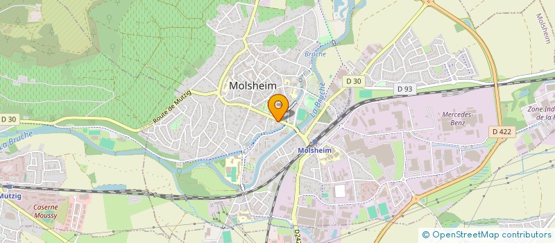 localisation de l'entreprise CML ORIGINES  MOLSHEIM