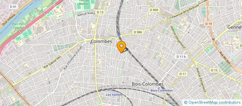 localisation de l'entreprise CML STE EXPL ETS M LEJEUNE à COLOMBES