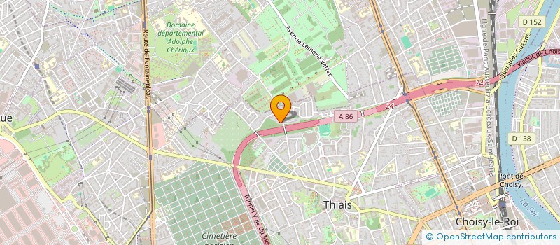 localisation de l'entreprise CMLBEAUTE à THIAIS
