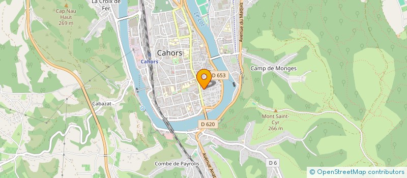 localisation de l'entreprise CMLLF  CAHORS