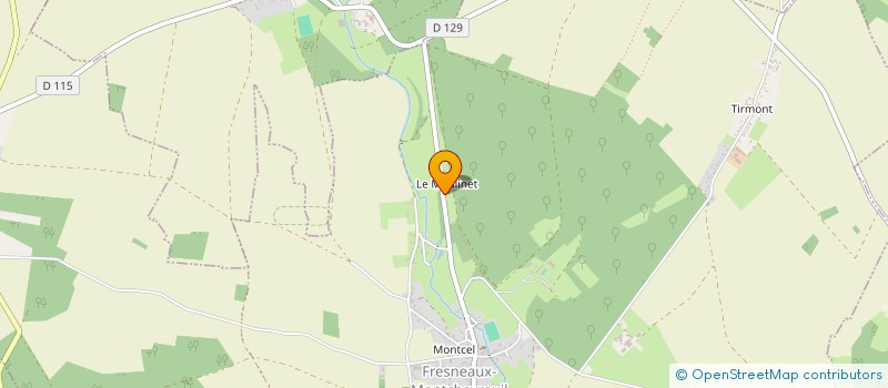 localisation de l'entreprise CMLOC  MONTCHEVREUIL