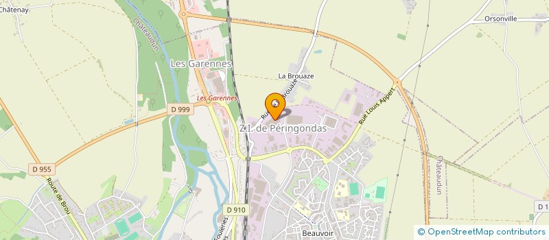 localisation de l'entreprise CMLV INVEST à CHATEAUDUN