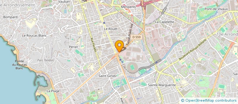 localisation de l'entreprise CMM à MARSEILLE
