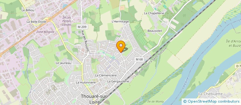 localisation de l'entreprise CMM 44  THOUARE-SUR-LOIRE