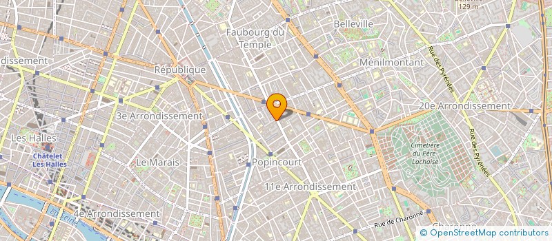 localisation de l'entreprise CMM  PARIS