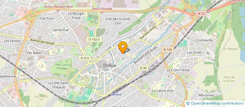 localisation de l'entreprise CMM à DREUX