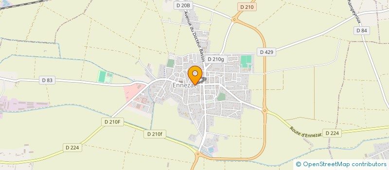 localisation de l'entreprise CMM  ENNEZAT