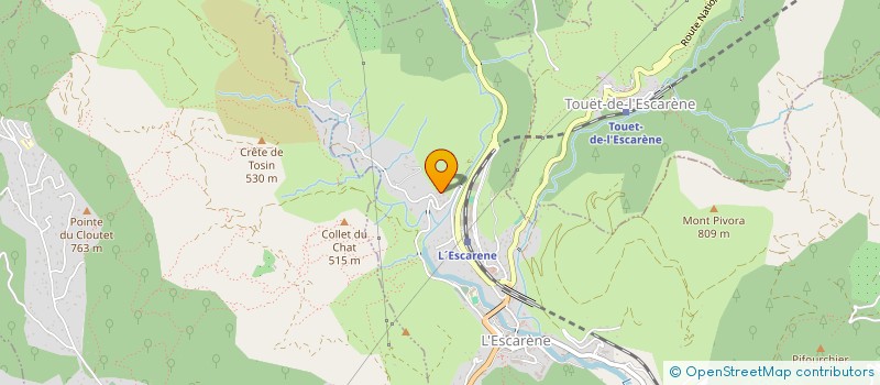 localisation de l'entreprise CMM à L'ESCARENE