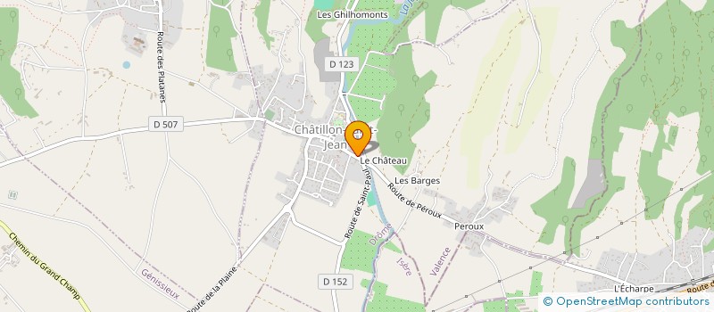 localisation de l'entreprise CMM BONNET  CHATILLON-SAINT-JEAN