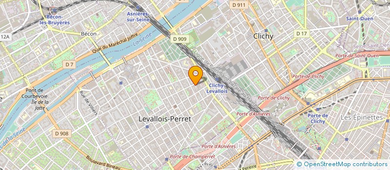 localisation de l'entreprise CMM CONSULTING à LEVALLOIS-PERRET