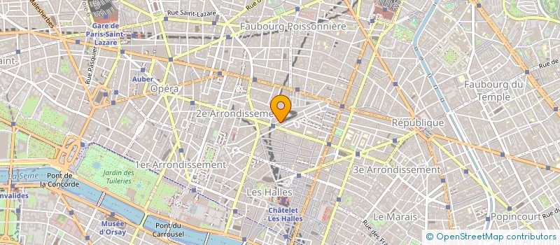 localisation de l'entreprise CMM DISTRIBUTION à PARIS