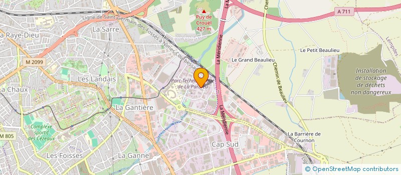 localisation de l'entreprise CMM IMMOBILIER  CLERMONT-FERRAND