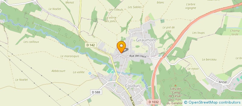 localisation de l'entreprise CMMA CONNAISSANCE MUSIQUE MECA  GIRAUMONT