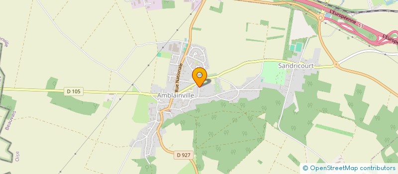 localisation de l'entreprise CMME à AMBLAINVILLE