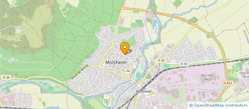 localisation de l'entreprise CMN  MOLSHEIM