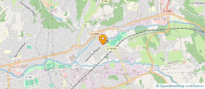 localisation de l'entreprise CMN AUTO  MALEMORT