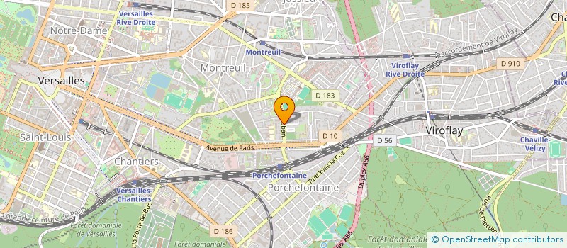 localisation de l'entreprise CMN CONSEIL à VERSAILLES