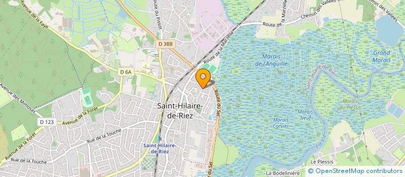 localisation de l'entreprise CMN IMMO à SAINT-HILAIRE-DE-RIEZ