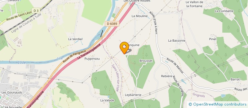 localisation de l'entreprise CMN RENOVATION à SAINT-ASTIER