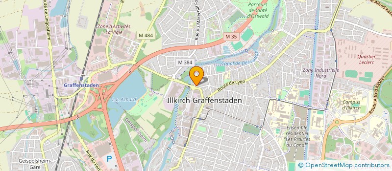 localisation de l'entreprise CMN ZHANG  ILLKIRCH-GRAFFENSTADEN