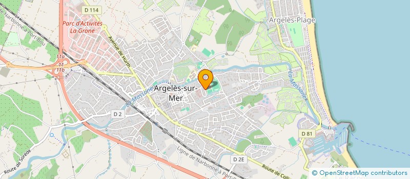 localisation de l'entreprise CMNSK à ARGELES-SUR-MER