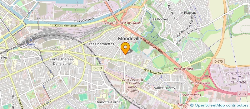 localisation de l'entreprise CMO BATIMENT à MONDEVILLE