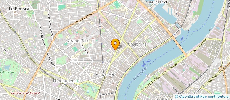 localisation de l'entreprise CMOA  BORDEAUX