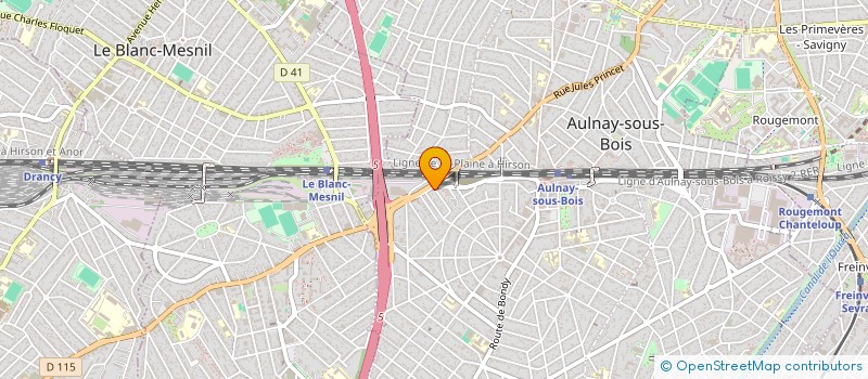 localisation de l'entreprise CMOB à AULNAY-SOUS-BOIS