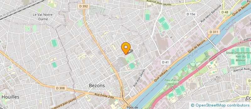 localisation de l'entreprise CMONPROF.COM à BEZONS