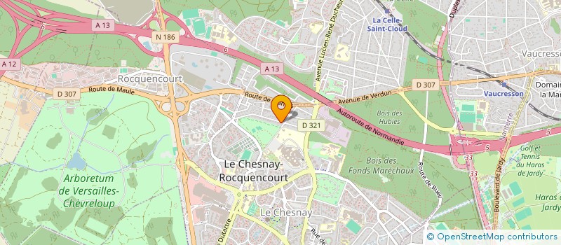 localisation de l'entreprise CMOUNIER CONSULTING  LE CHESNAY-ROCQUENCOURT