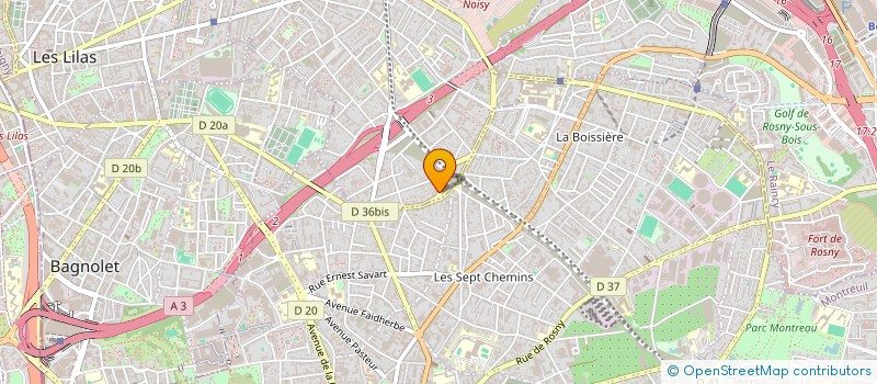 localisation de l'entreprise CMP à ROMAINVILLE