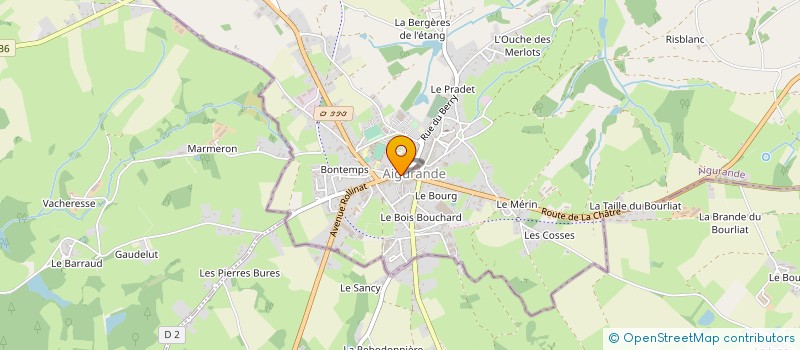 localisation de l'entreprise CMP à AIGURANDE