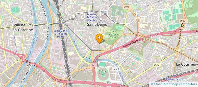 localisation de l'entreprise CMP à SAINT-DENIS