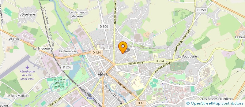 localisation de l'entreprise CMP à FLERS