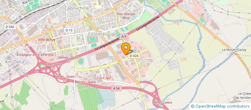 localisation de l'entreprise CMP à NIMES