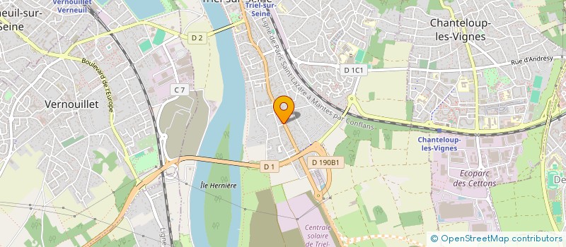 localisation de l'entreprise CMP  TRIEL-SUR-SEINE