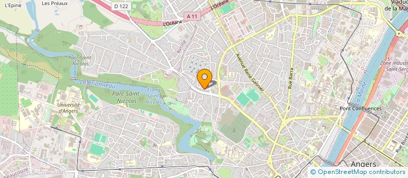 localisation de l'entreprise CMP  ANGERS